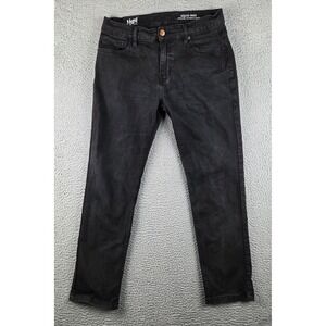 Mugsy Jeans Mens 33x30‎ Black Squid Inks Stretch Denim Pants Comfort Casual
